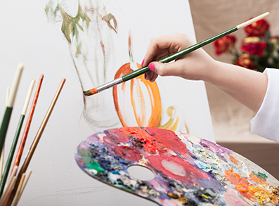 La peinture sur toile