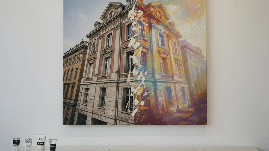 Comparaison visuelle entre l'impressionnisme et le réalisme montrant deux approches picturales différentes